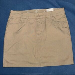 Women’s Casual Khaki Skirt - Versatile Everyday Style